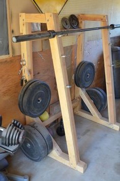 Homemade Wood Gym