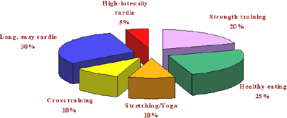 fitness pie chart